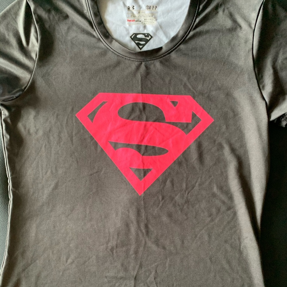 Size S - Under Amour Fitted Superman Shirt